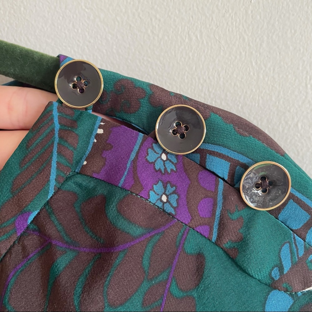 Fab Vintage-Style, 100% Silk, Paisley Tunic Dress